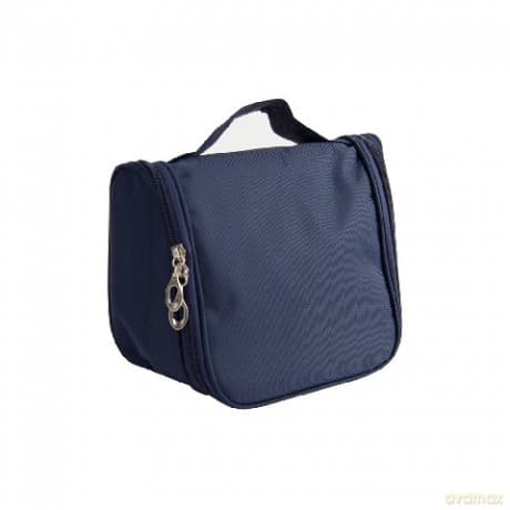 Donegal Kosmetyczka Damska Granatowa Rozkładana 16,5x12x6cm (4965) 1szt