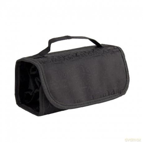 Donegal Kosmetyczka Damska Rozkładana Czarna 25x13,5x4cm (4966) 1szt