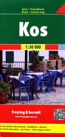 Wyspa grecka Kos mapa 1:50 000 Freytag & Berndt