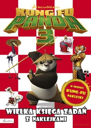 Wielka księga zadań z naklejkami Dream Works Kung Fu Panda 3