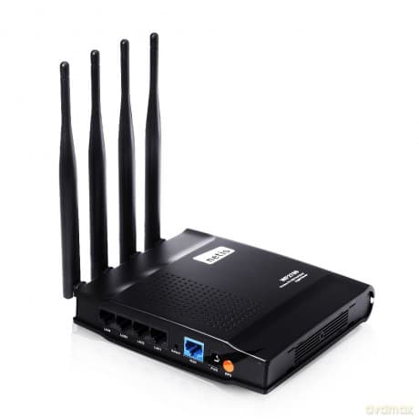 netis WF2780 AC/1200 Dual Band LAN Router (DSL,WiFi, 4-Port,)