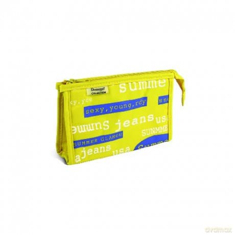 Donegal Kosmetyczka Summer Żółta Mała 4891