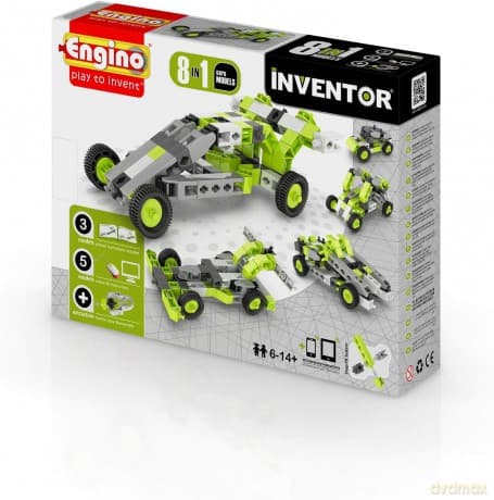 ENGINO Inventor 8 models cars