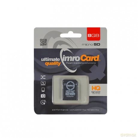 Karta pamięci IMRO microSDHC 8 GB z adapterem