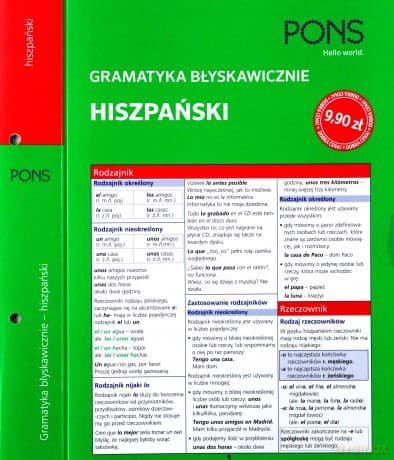 Gramatyka błyskawicznie. Hiszpański