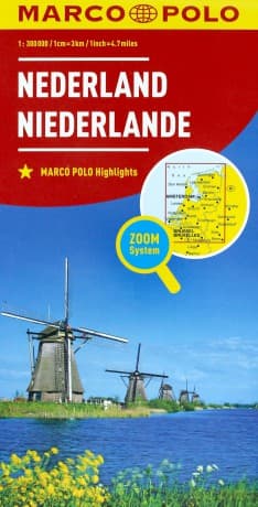 Mapa ZOOM System. Holandia 1:300 000