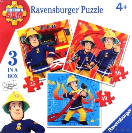 RAVENSBURGER 3 w 1 Strażak Sam