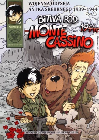 Wojenna odyseja Antka Srebrnego. Bitwa o Monte Cassino 1944 r. - Tomasz Robaczewski, Hubert Ronek