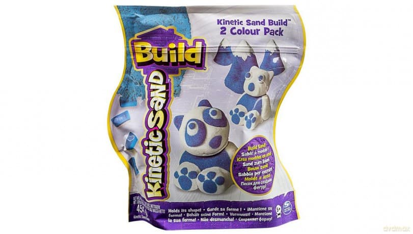 KINETIC SAND Piasek konstrukcyjny niebiesko-biały