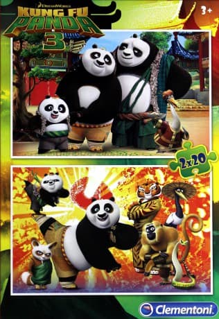 CLEMENTONI 2x20 el. SL Kung Fu Panda III