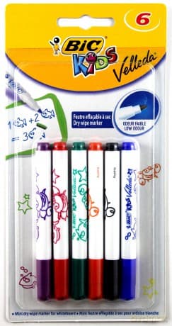 Markery mini Kids Velleda 6 szt