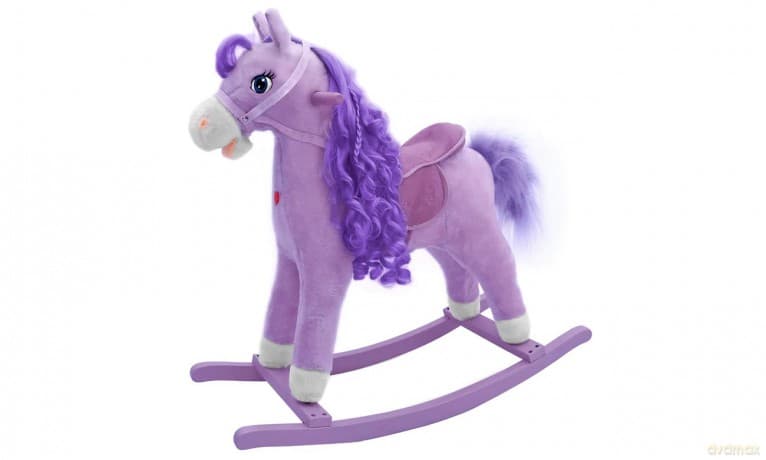 MILLY MALLY Koń na biegun. Princess fioletowy