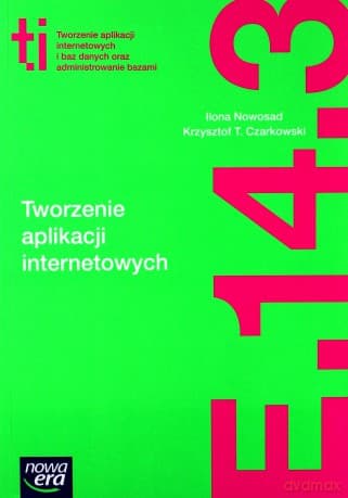 Technik Informatyk LO Tworzenie aplikacji zakres podstawowy i rozszerzony