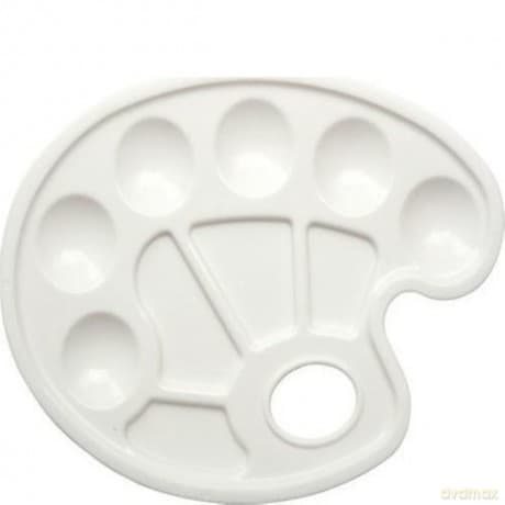 Paleta do farb biała