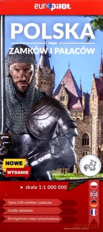 Mapa zamków i pałaców - Polska 1:750 000