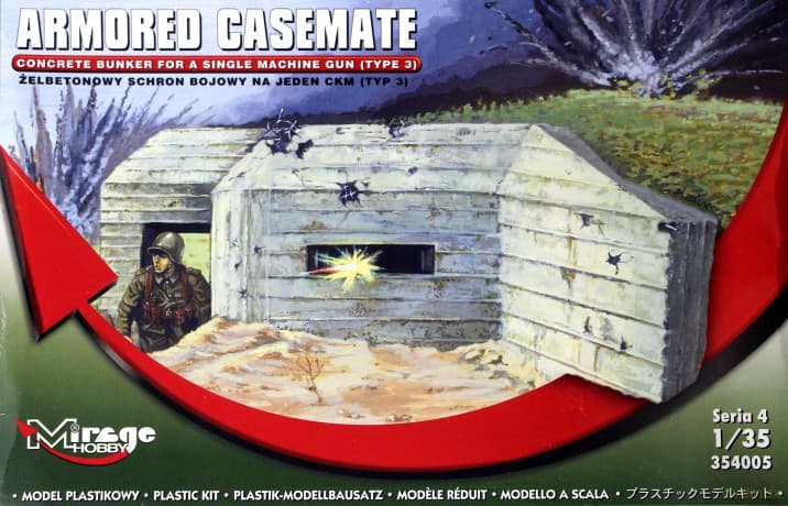 Model plastikowy Schron bojowy