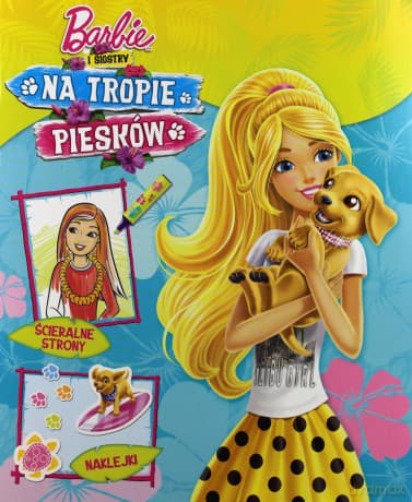 Barbie i siostry na tropie piesków. Ścieralne strony