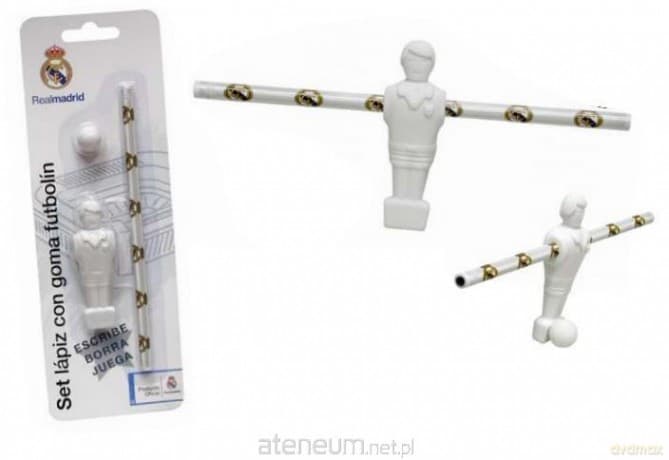 Ołówek z gumką piłkarzykiem Real Madrid