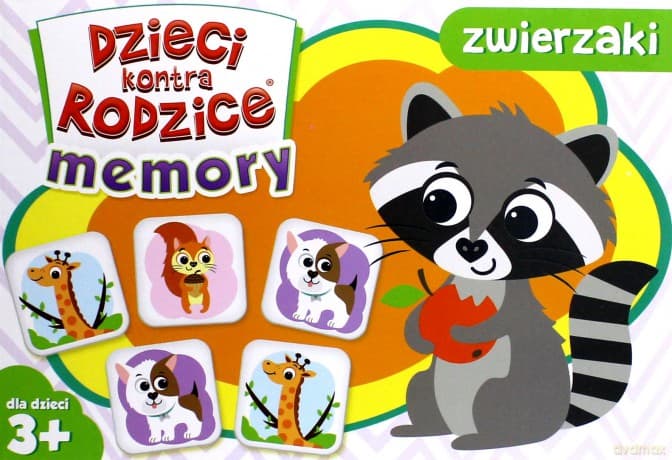 Memory dzieci kontra rodzice Zwierzaki