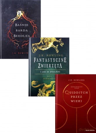 Baśnie Barda Beedle'a / Fantastyczne Zwierzęta / Quidditch przez wieki - J.K. Rowling (Twarda) Pakiet