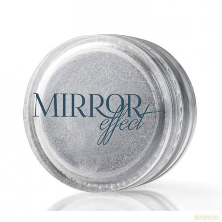 Euro Fashion Brokat Mirror Effect silver 1szt