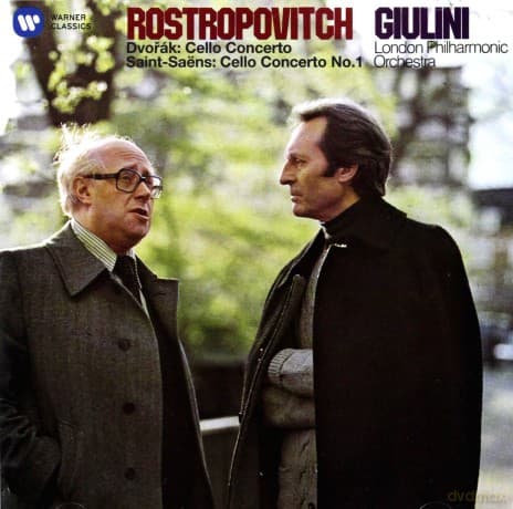 Mstislav Rostropovich & London Philharmonic Orchestra & Carlo Maria Giulini: Dvorak & Saint-Saens: Cello Concertos