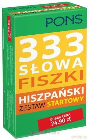 333 Słowa Fiszki. Hiszpański Zestaw startowy