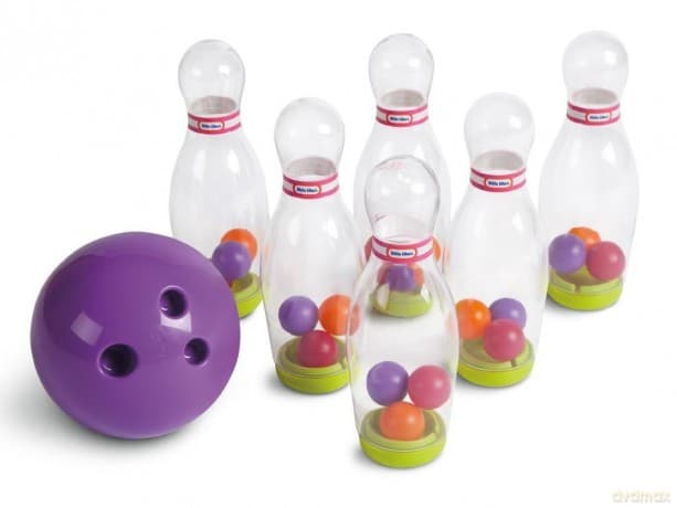 Kręgle Clearly Sports Bowling różowe