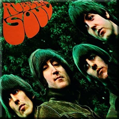 The Beatles: Rubber Soul Magnes Metal