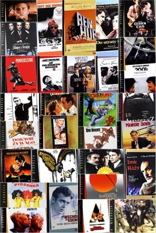 Kolekcja Gazeta Wyborcza: 2001: Odyseja kosmiczna / Amadeusz / Ben Hur / Bonnie i Clyde / Bullitt / Casablanca / Chłopcy z Ferajny i inne Komplet