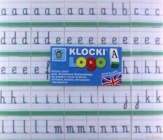 KLOCKI LOGO- wersja do nauki języka angielskiego - Bronisław Rocławski