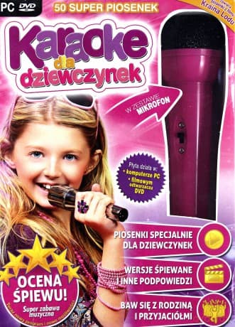 Karaoke dla dziewczynek z mikrofonem