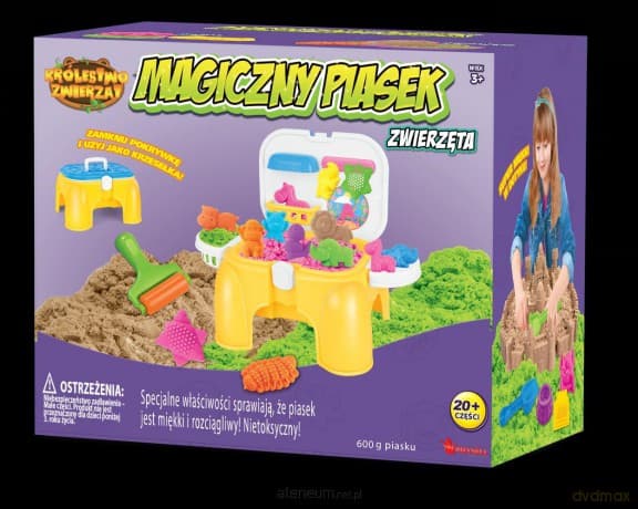 Magiczny piasek - Zestaw z siedziskiem Zamek