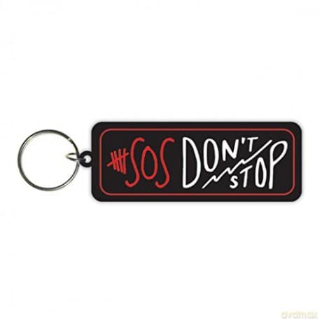 5 Seconds Of Summer Don't Stop Gumowy Brelok