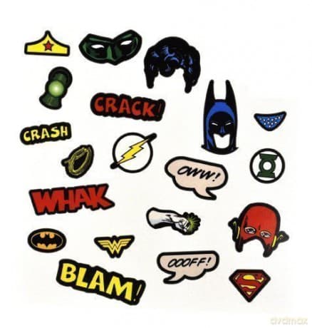 Justice League Of America Fancy Dress Zestaw magnesów