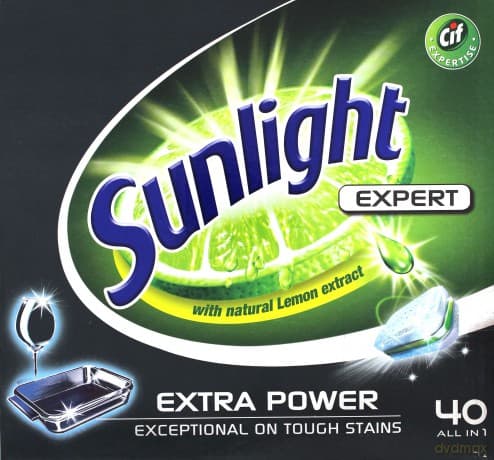 Sunlight Tabletki do zmywarek Extra Power 1 opakowanie - 40szt