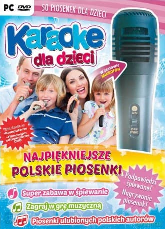 Karaoke dla dzieci. Najpiękniejsze polskie piosenki z mikrofonem