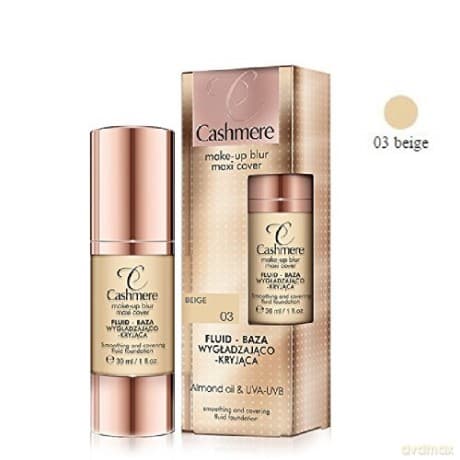 Dax Cosmetics Cashmere Fluid - baza wygładzająco - kryjąca nr 03 Beige 30 ml