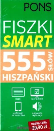 Fiszki Smart 555 słów. Hiszpański