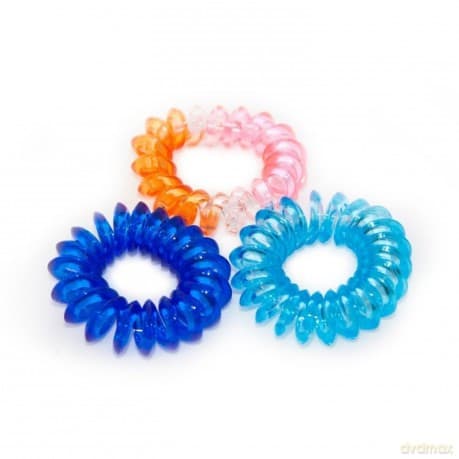 Donegal Gumka do włosów Tele - Wire (FA - 5587) mix kolorów 1op. - 3szt