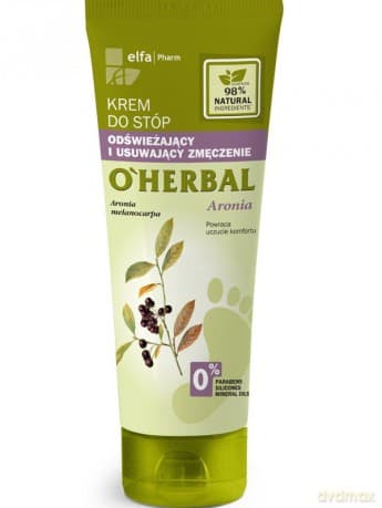 Elfa Pharm O'Herbal Krem do stóp odświeżający Aronia 75 ml