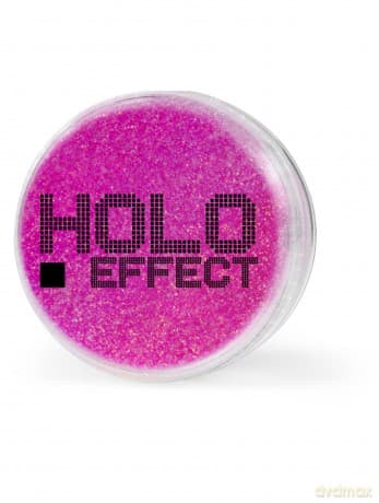 Euro Fashion Brokat Holo Effect nr 3 pink 1szt