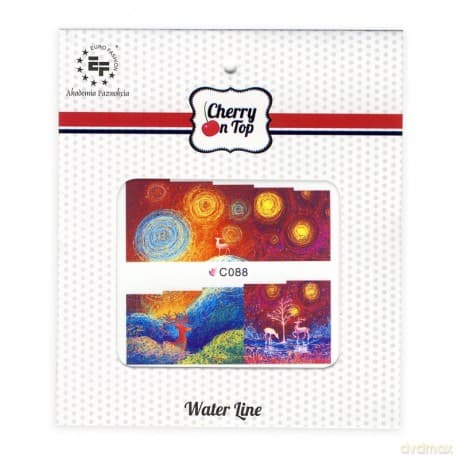 Euro Fashion Naklejki wodne Cherry On Top C088 1szt