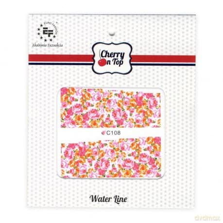 Euro Fashion Naklejki wodne Cherry On Top C108 1szt