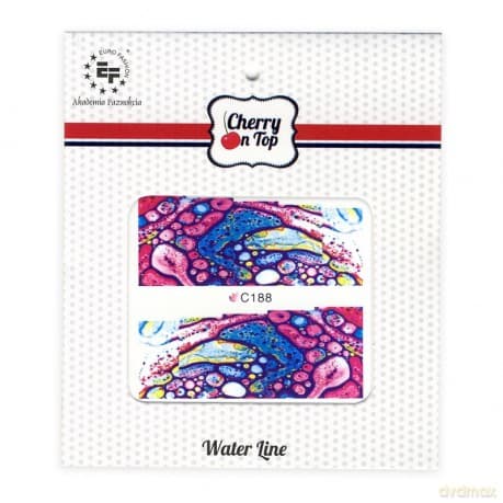 Euro Fashion Naklejki wodne Cherry On Top C188 1szt