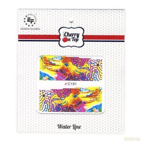 Euro Fashion Naklejki wodne Cherry On Top C191 1szt