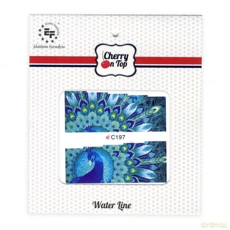 Euro Fashion Naklejki wodne Cherry On Top C197 1szt