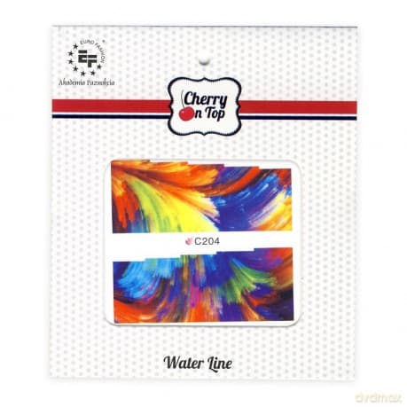 Euro Fashion Naklejki wodne Cherry On Top C204 1szt