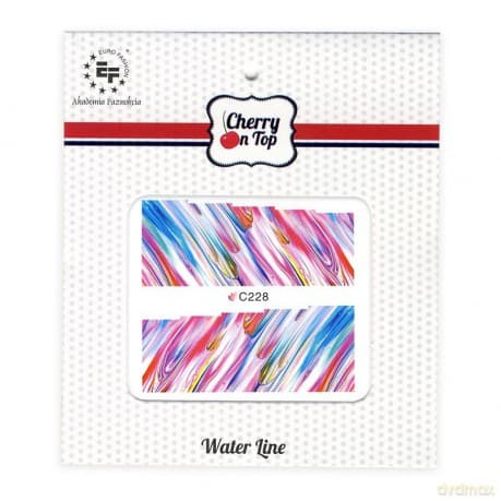 Euro Fashion Naklejki wodne Cherry On Top C228 1szt