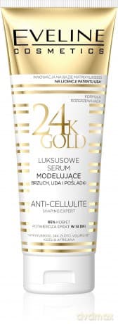 Eveline 24K Gold Luksusowe Serum modelujące brzuch,uda i pośladki 250 ml